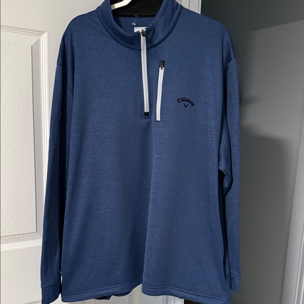 Callaway Men's Navy Zip-Up Sweater